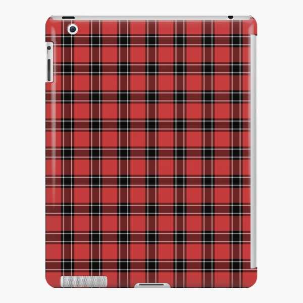 Dunbar District tartan iPad case