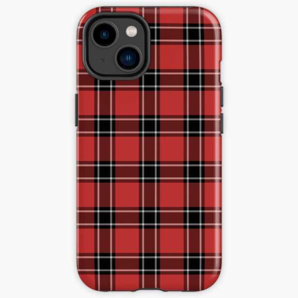 Dunbar District tartan iPhone case