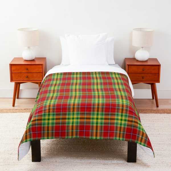 Dunblane District tartan comforter