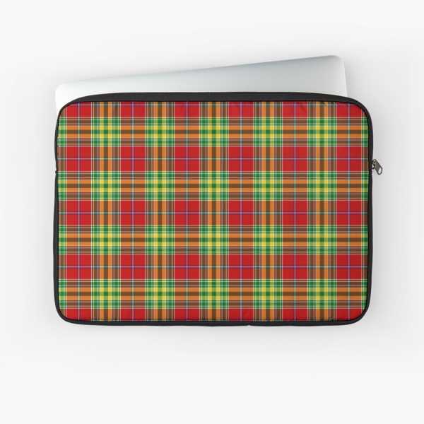 Dunblane District tartan laptop sleeve