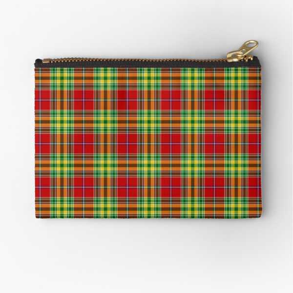 Dunblane District tartan accessory bag