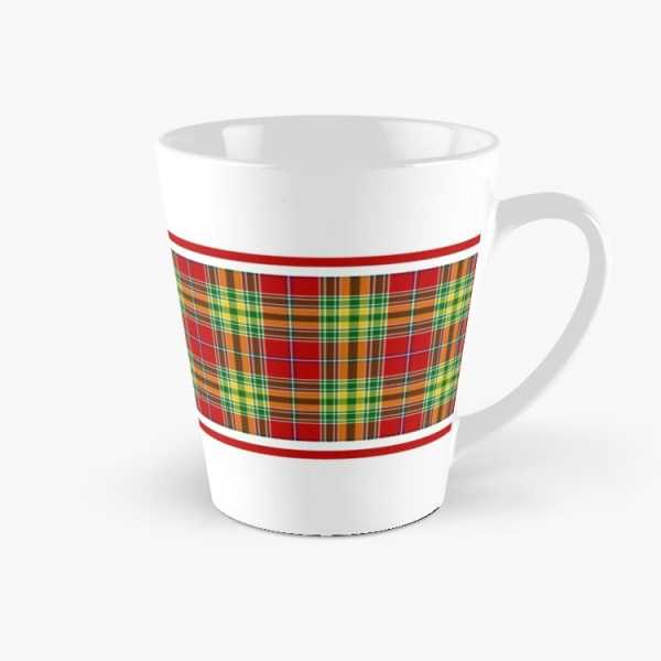 Dunblane District tartan tall mug