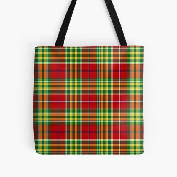 Dunblane District tartan tote bag