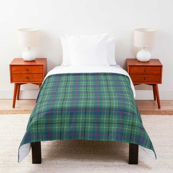 Duncan Ancient tartan comforter