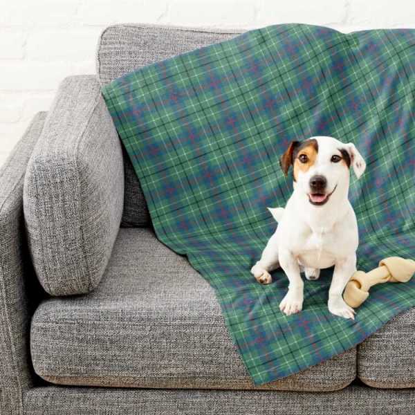 Duncan Ancient tartan pet blanket