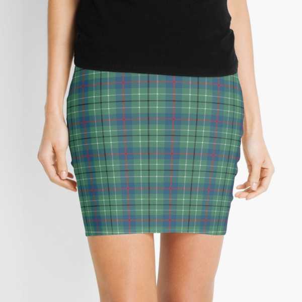 Duncan Ancient tartan mini skirt