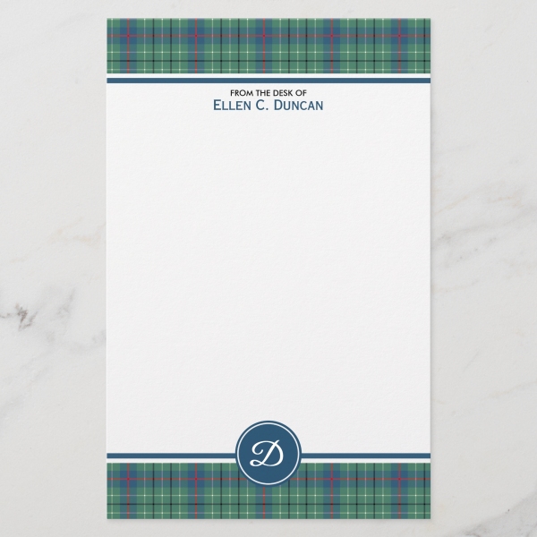 Clan Duncan Ancient Tartan Stationery