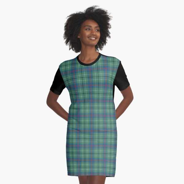 Duncan Ancient tartan tee shirt dress