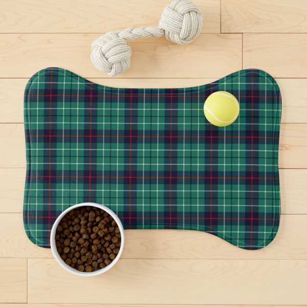 Duncan Modern tartan pet mat
