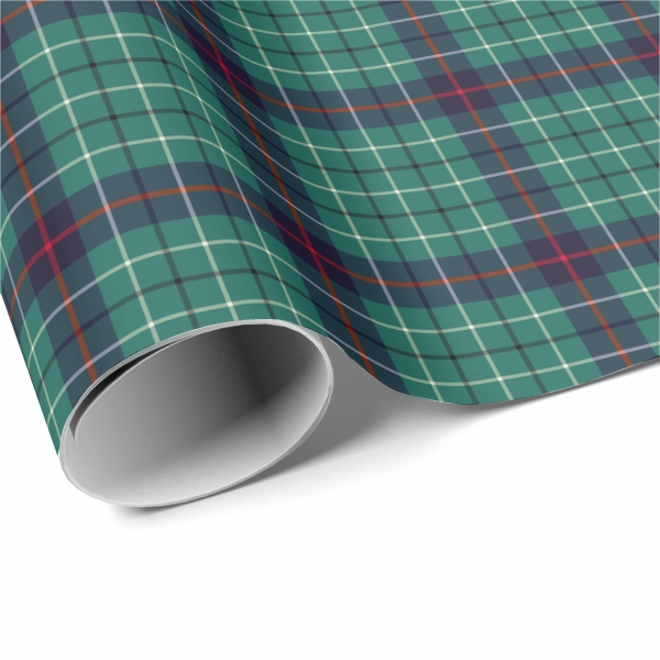 Duncan Modern tartan wrapping paper