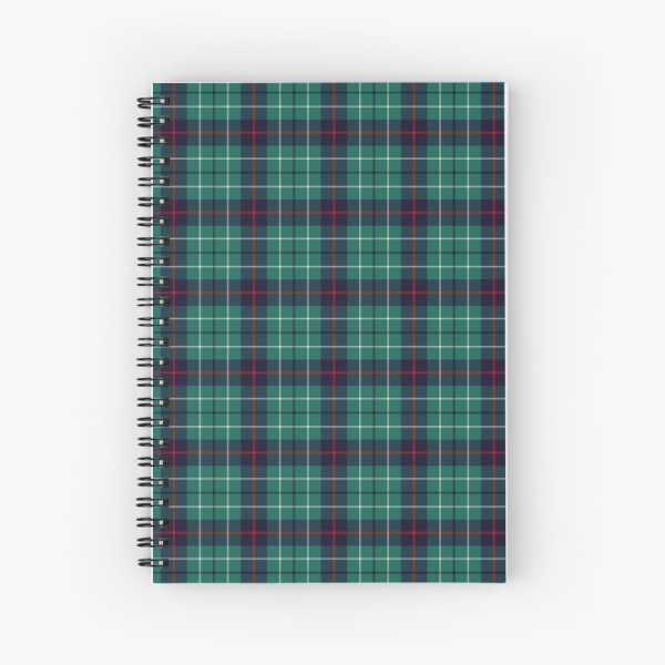 Duncan Modern tartan spiral notebook