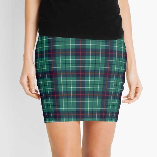 Duncan Modern tartan mini skirt