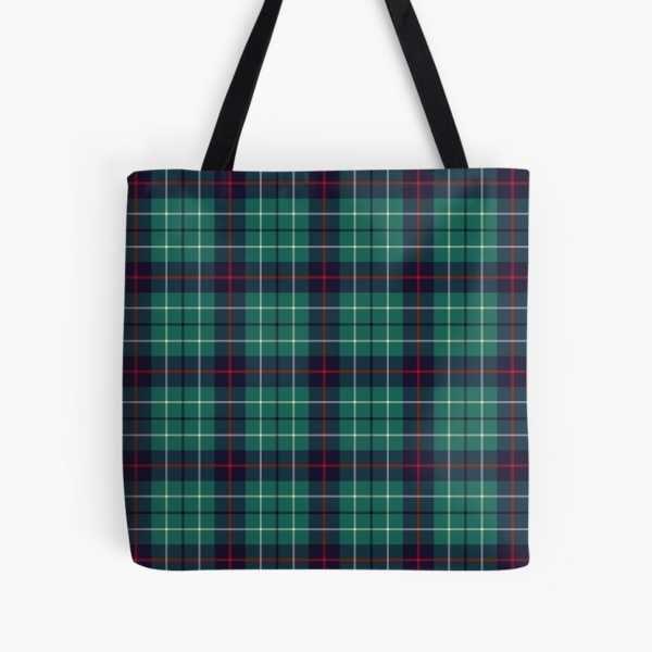 Duncan Modern tartan tote bag