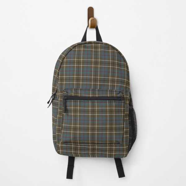 Duncan Weathered tartan backpack