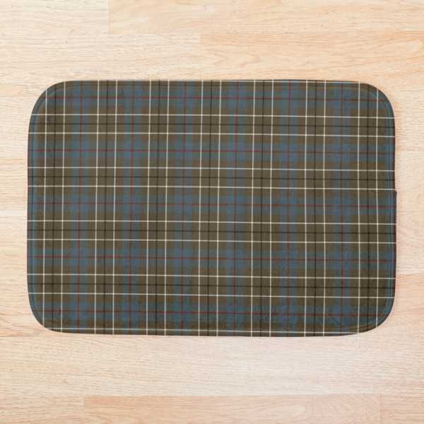 Duncan Weathered tartan floor mat