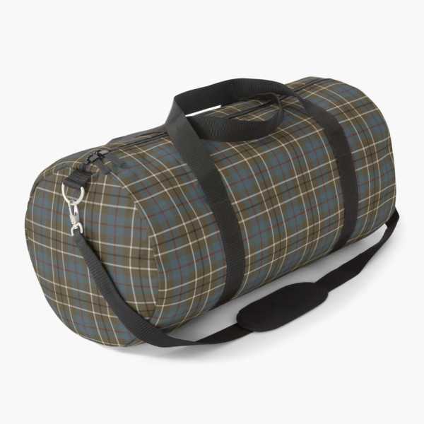 Duncan Weathered tartan duffle bag