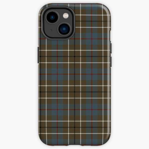 Clan Duncan Weathered Tartan iPhone Case