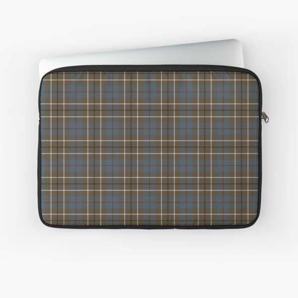 Duncan Weathered tartan laptop sleeve