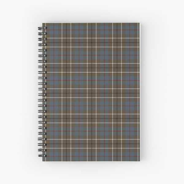 Duncan Weathered tartan spiral notebook