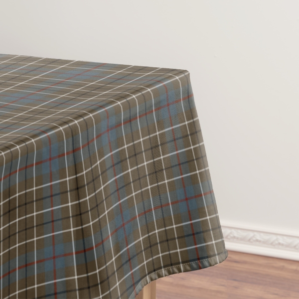 Duncan Weathered tartan tablecloth