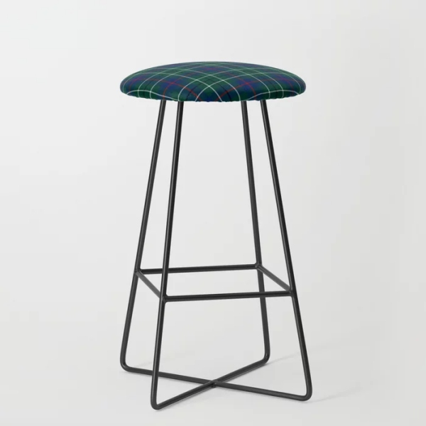 Clan Duncan Tartan Bar Stool