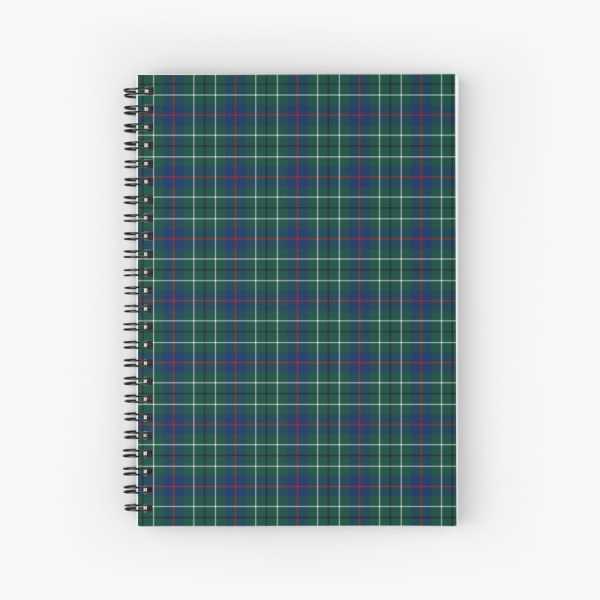 Duncan tartan spiral notebook