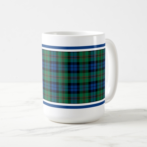 Dundas tartan coffee mug