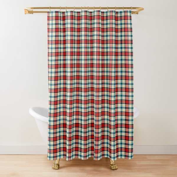 Dundee Dress tartan shower curtain