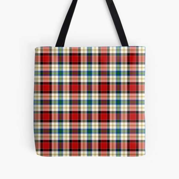 Dundee Dress tartan tote bag