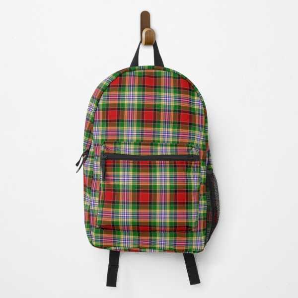 Dundee District tartan backpack