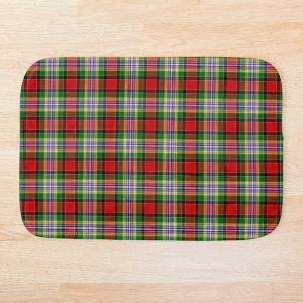 Dundee District tartan floor mat