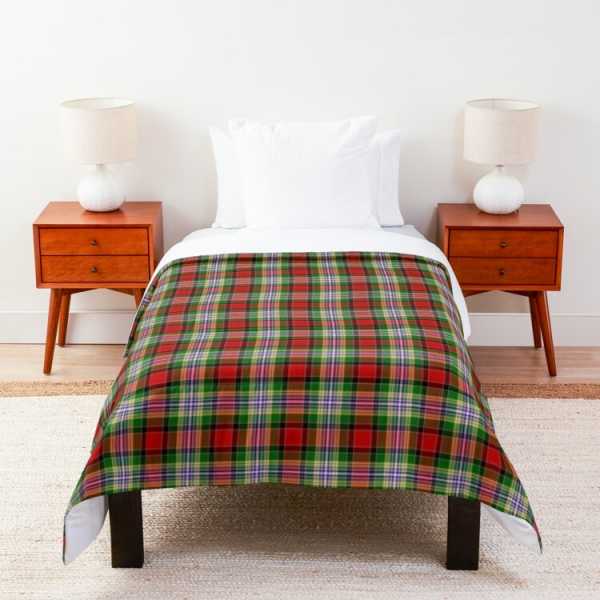 Dundee District tartan comforter