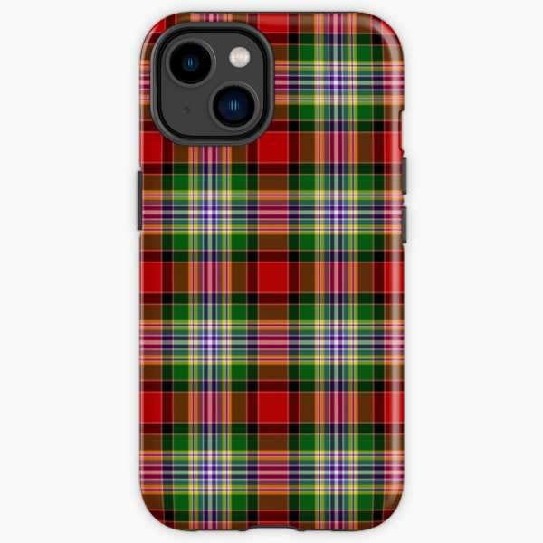 Dundee District tartan iPhone case