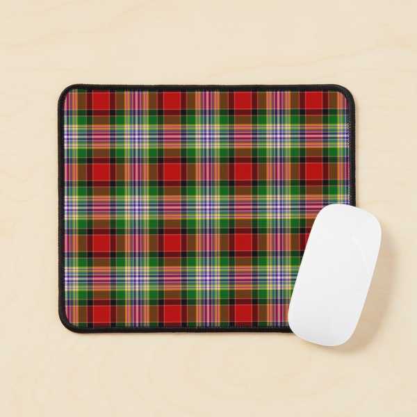 Dundee District tartan mouse pad