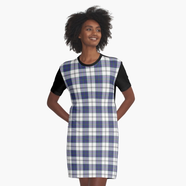 Edinburgh Dress tartan tee shirt dress