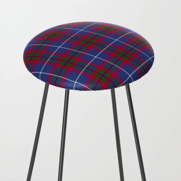 Edinburgh District tartan counter stool
