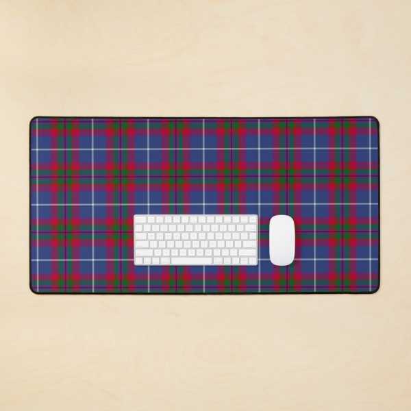 Edinburgh District tartan desk mat