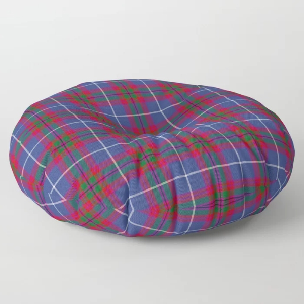 Edinburgh District tartan floor pillow