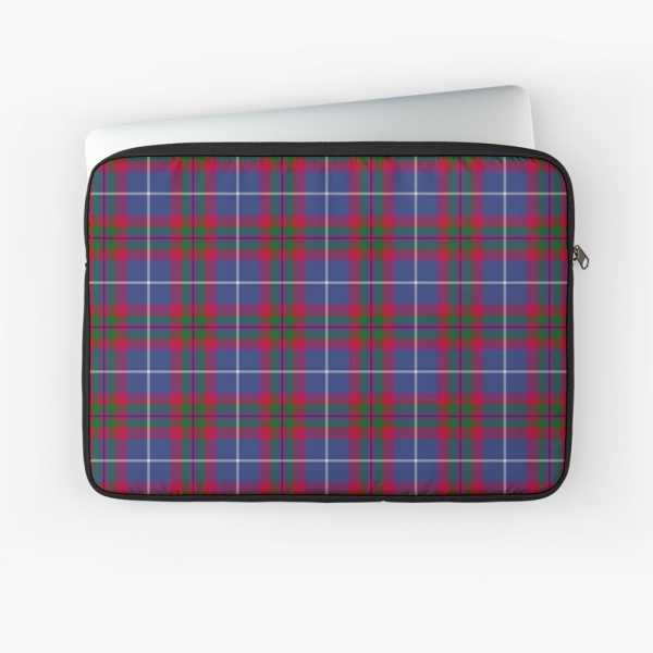 Edinburgh District tartan laptop sleeve