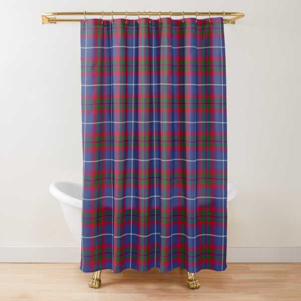 Edinburgh District tartan shower curtain