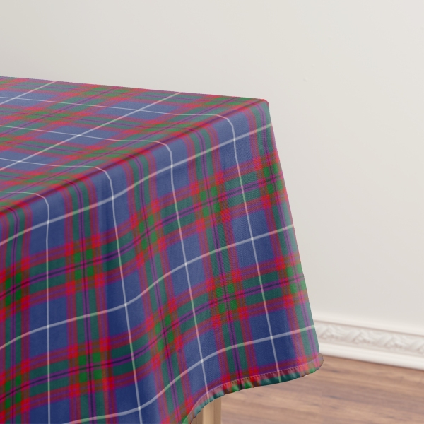 Edinburgh District tartan tablecloth