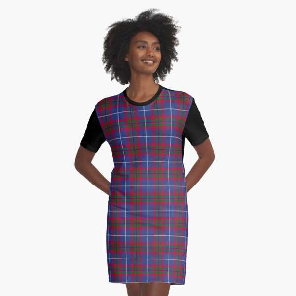 Edinburgh District tartan tee shirt dress