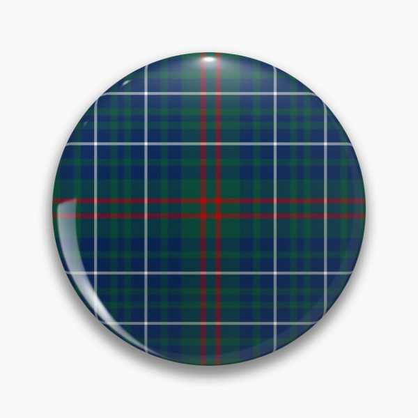 Edmonston tartan pinback button