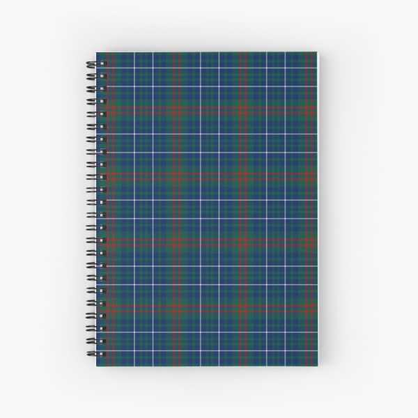 Edmonston tartan spiral notebook