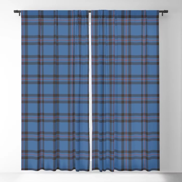 Elliot tartan blackout curtains