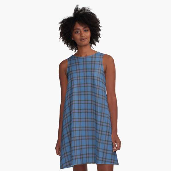 Elliot tartan a-line dress