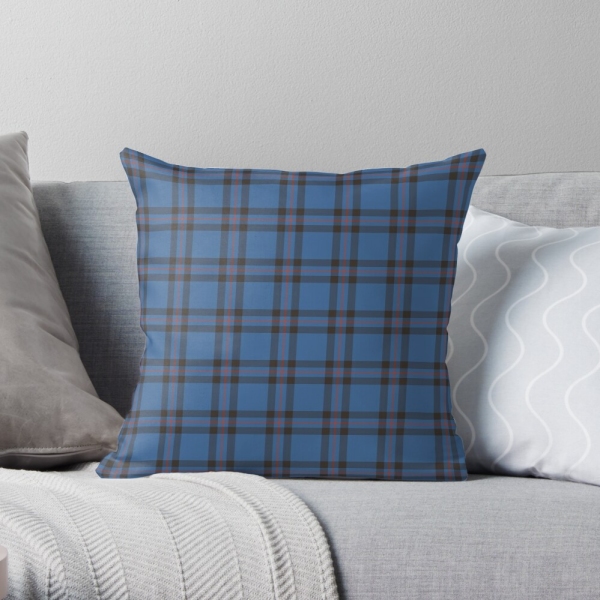 Elliot tartan throw pillow