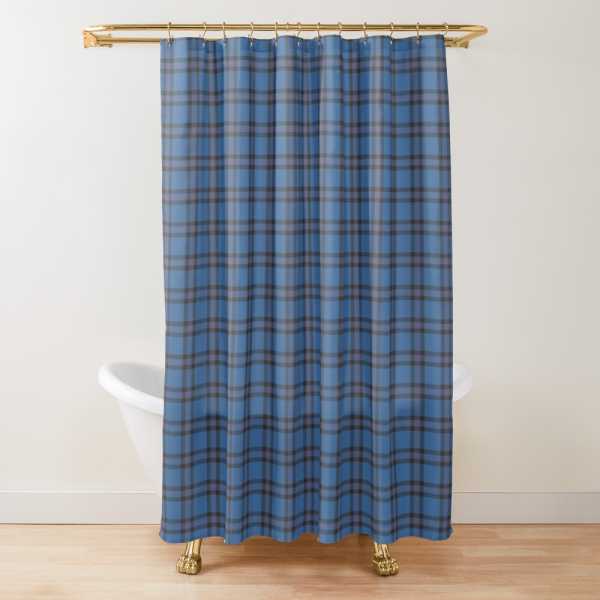 Elliot tartan shower curtain