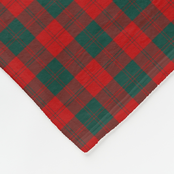 Erskine tartan fleece blanket