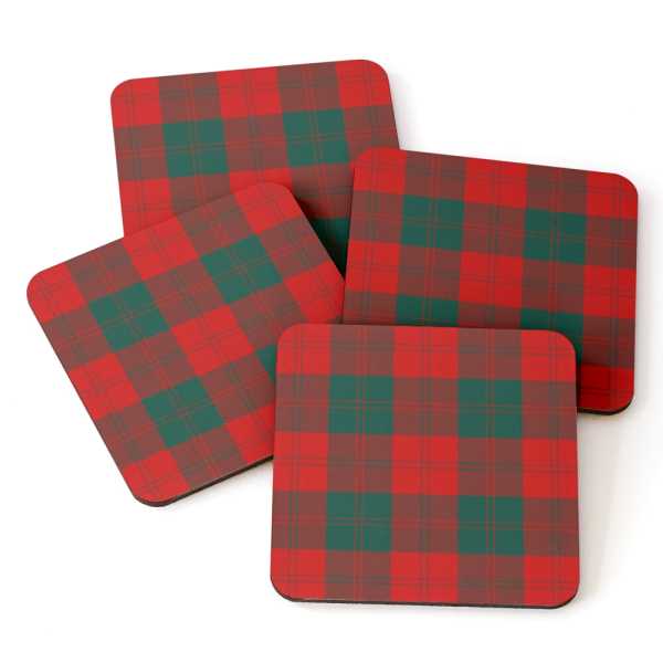 Erskine tartan beverage coasters